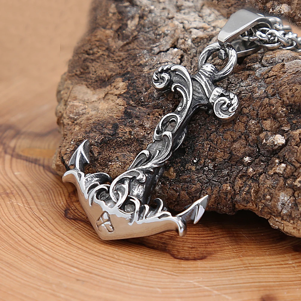 Battle Rope Anchor - Punk Vintage Inox Mỏ Neo Mặt