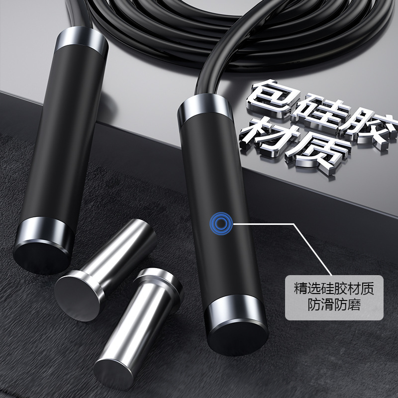 Skipping Rope Pvc - Adjustable Racing Jump Rope with Aluminum