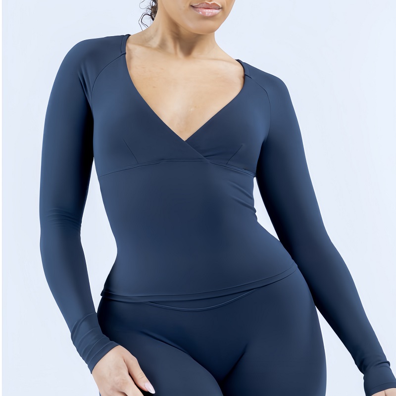 Origin Long Sleeve V‑Neck Top  - đánh giá và giá Crossfit Gym