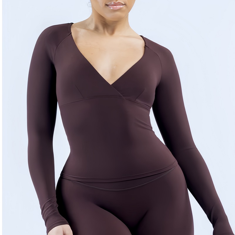 Origin Long Sleeve V‑Neck Top  - đánh giá và giá Crossfit Gym