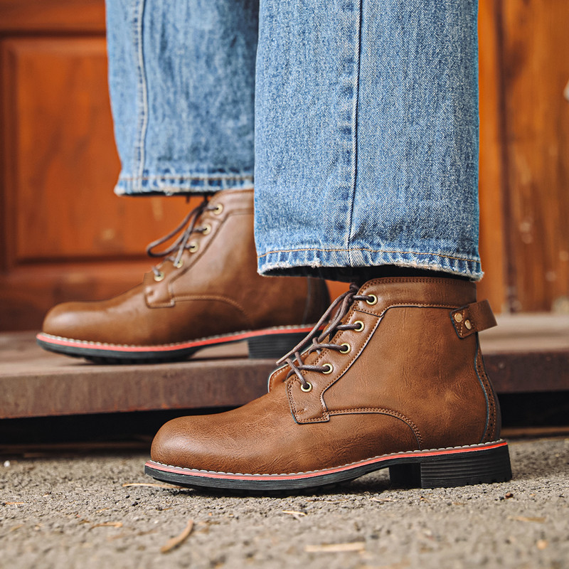 Luxury Retro High Men's Leathe - đánh giá và giá Crossfit Male