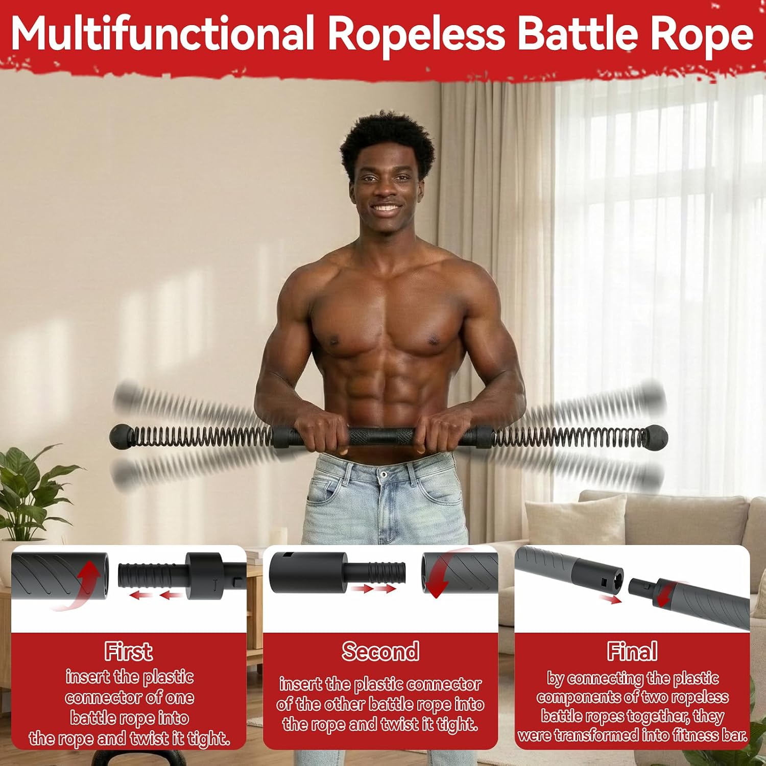2-in-1 Upgraded Cordless Battl - đánh giá và giá Crossfit Training Gear