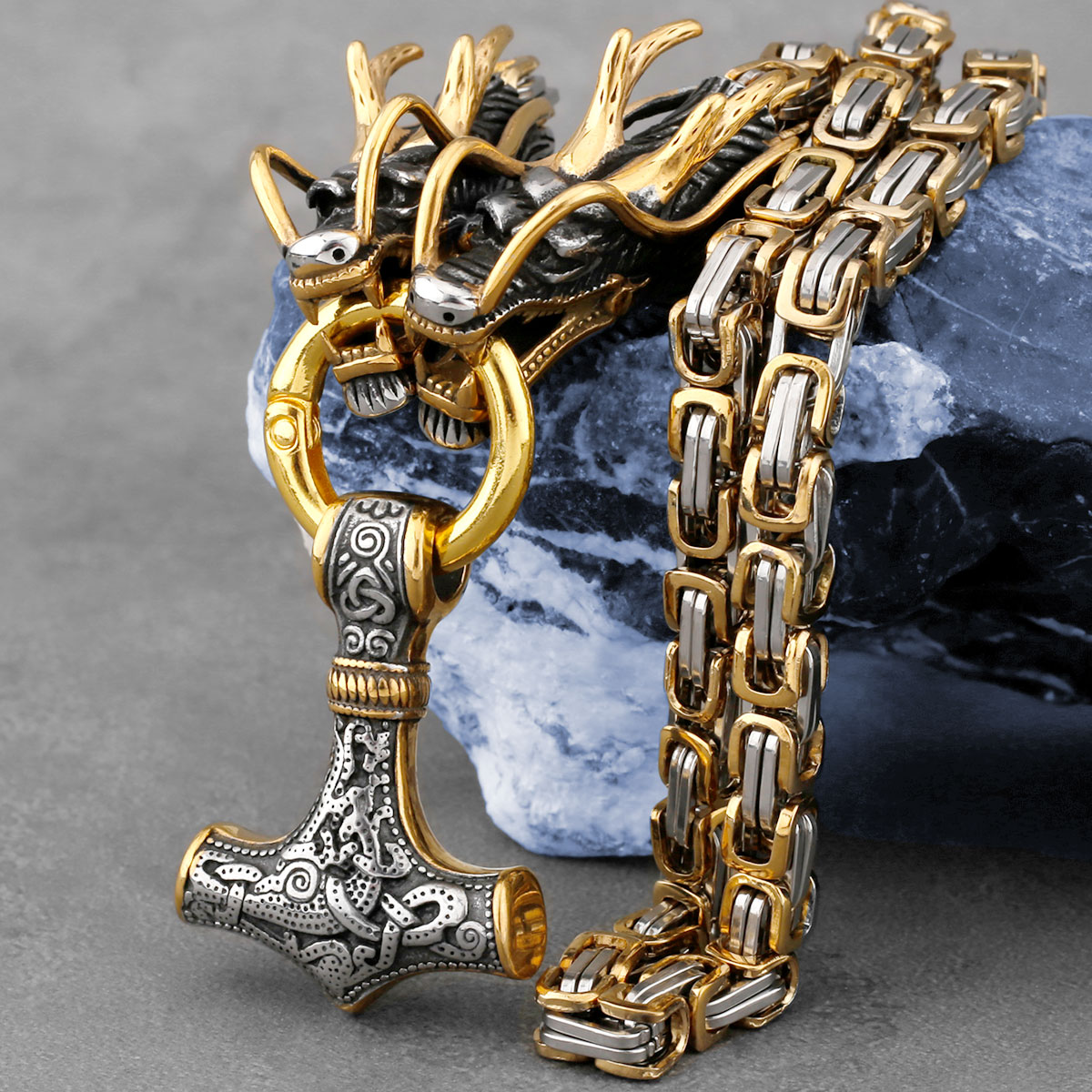 Stainless Steel Viking Dragon  - đánh giá và giá Battle Rope Anchor