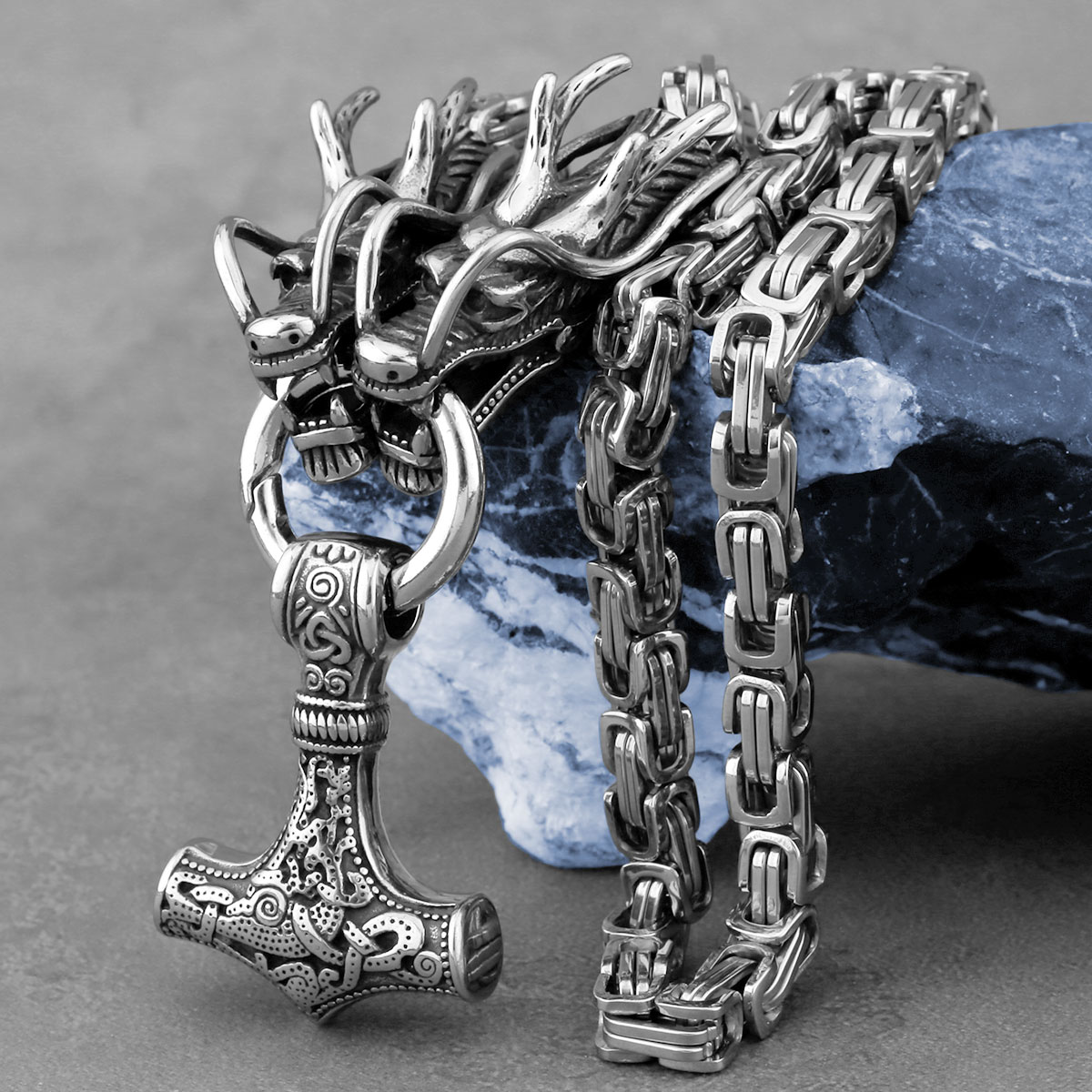 Stainless Steel Viking Dragon  - đánh giá và giá Battle Rope Anchor
